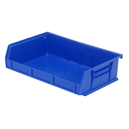 Quantum Storage Systems 7-3/8" x 11" x 3" ULTRA SERIES STACK AND HANG BIN - Blue QUS236BL